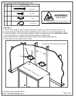 Предварительный просмотр 6 страницы Ballard Designs Bourdonnais Desk Manual