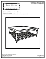 Ballard Designs Bunny Williams La Colina JC226 Quick Start Manual preview