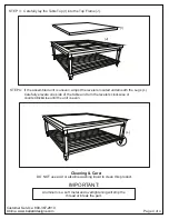 Preview for 4 page of Ballard Designs Bunny Williams La Colina JC226 Quick Start Manual