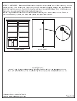 Preview for 5 page of Ballard Designs CASA Florentina Josephina Bookcase with Cabinet... Manual