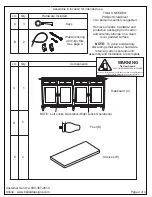 Предварительный просмотр 2 страницы Ballard Designs Casa Florentina SF017 Assembly Instructions