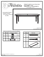 Ballard Designs CASA Florentina TD330 Manual preview