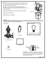 Preview for 2 page of Ballard Designs CHERIE LA187 Quick Start Manual