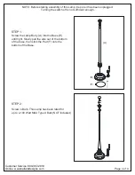 Preview for 3 page of Ballard Designs Dani Outdoor LL315 Important Safety Instructions