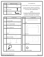 Предварительный просмотр 2 страницы Ballard Designs Del Ray Ping Pong Table JM083 Manual