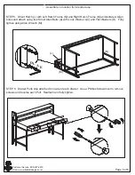 Preview for 5 page of Ballard Designs Edith Desk with Hutch MO606 Assembly