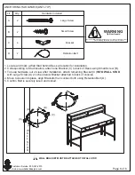 Preview for 6 page of Ballard Designs Edith Desk with Hutch MO606 Assembly