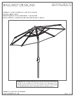 Ballard Designs FO062 Assembly Instructions preview