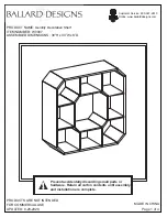 Preview for 1 page of Ballard Designs Gentilly WV007 Assembly Instructions