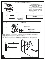 Preview for 2 page of Ballard Designs Gentilly WV007 Assembly Instructions