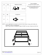 Preview for 2 page of Ballard Designs Isabella MB421 Assembly Instructions