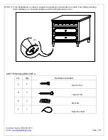 Preview for 3 page of Ballard Designs Isabella MB421 Assembly Instructions