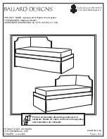 Ballard Designs Isabella UM004 Assembly Instructions preview