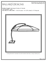 Ballard Designs JU020 Assembly Instructions Manual preview