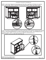 Предварительный просмотр 3 страницы Ballard Designs Large Eastman Secretary MO386 Assembly Instructions