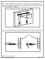 Preview for 3 page of Ballard Designs Lauren Wall Desk WS987 Assembly Instructions Manual