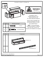 Preview for 2 page of Ballard Designs Lauren WS988 Manual