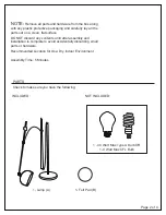 Preview for 2 page of Ballard Designs LL307 Quick Start Manual