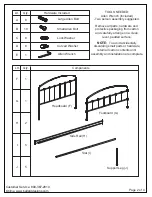 Предварительный просмотр 2 страницы Ballard Designs Lorraine MB502 Assembly Instructions