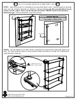 Предварительный просмотр 4 страницы Ballard Designs Marloe Glass Shelf WV025 Assembly Instructions