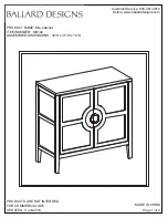 Ballard Designs Mia MS102 Manual предпросмотр