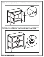 Предварительный просмотр 3 страницы Ballard Designs Mia MS102 Manual