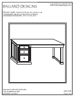 Ballard Designs MO255 Assembly Instructions Manual preview