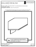 Предварительный просмотр 1 страницы Ballard Designs MO536 Quick Start Manual