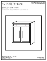 Предварительный просмотр 1 страницы Ballard Designs Paulette SK032 Assembly Instructions