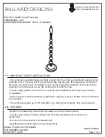 Ballard Designs Peyton LL331 Assembly Instructions preview