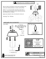 Предварительный просмотр 2 страницы Ballard Designs Rosedale LA323 Instructions