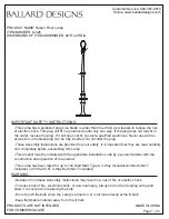 Ballard Designs Ruben LL325 Assembly Instructions preview