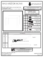 Предварительный просмотр 1 страницы Ballard Designs SL203 Quick Start Manual