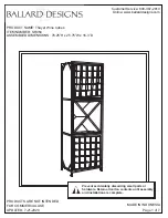 Ballard Designs SR064 Quick Start Manual preview