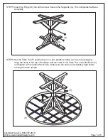 Предварительный просмотр 5 страницы Ballard Designs SUZANNE KASLER SK Orleans 48 Round Table Manual