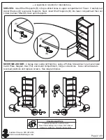 Предварительный просмотр 2 страницы Ballard Designs Taylor Media Tower MQ131 Assembly Instructions