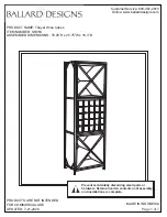 Preview for 1 page of Ballard Designs Thayer SR063 Quick Start Manual