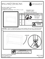 Ballard Designs Torano SF090 Manual preview