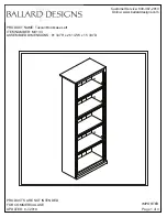 Ballard Designs Tuscan MV133 Quick Start Manual preview