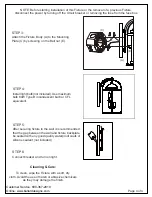 Preview for 4 page of Ballard Designs VERANO 3 Installation Instructions