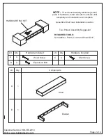 Предварительный просмотр 2 страницы Ballard Designs WS959 WHT 24 Instructions