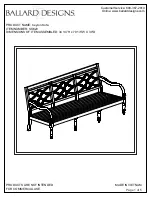 Предварительный просмотр 1 страницы BALLARD Ceylon Sofa SO623 Assembly Instructions