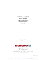 Preview for 2 page of BALLARD L 1553-5 Series User Manual