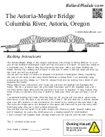 Предварительный просмотр 1 страницы BallardModels The Astoria-Megler Bridge Building Instructions