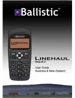 Ballistic Linehaul R247 User Manual preview