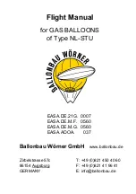 Preview for 1 page of Ballonbau Worner NL-STU Flight Manual