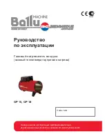 Preview for 2 page of Ballu-Biemmedue GP 10 Instructions Manual