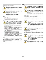 Предварительный просмотр 18 страницы Ballu-Biemmedue GP 105A Manual