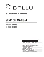 Предварительный просмотр 1 страницы Ballu KFR-3502BPE Service Manual