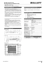 Balluff BAE PD-VS-011-01 Installation Manual preview